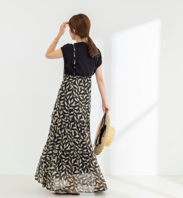NOLLEY'S「《ノーリーズオリジナル美容Tシャツ》シルクアミノ酸加工オーバーノースリーブ」|Tシャツ・カットソー|