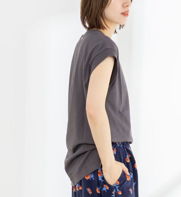 NOLLEY'S「《ノーリーズオリジナル美容Tシャツ》シルクアミノ酸加工オーバーノースリーブ」|Tシャツ・カットソー|