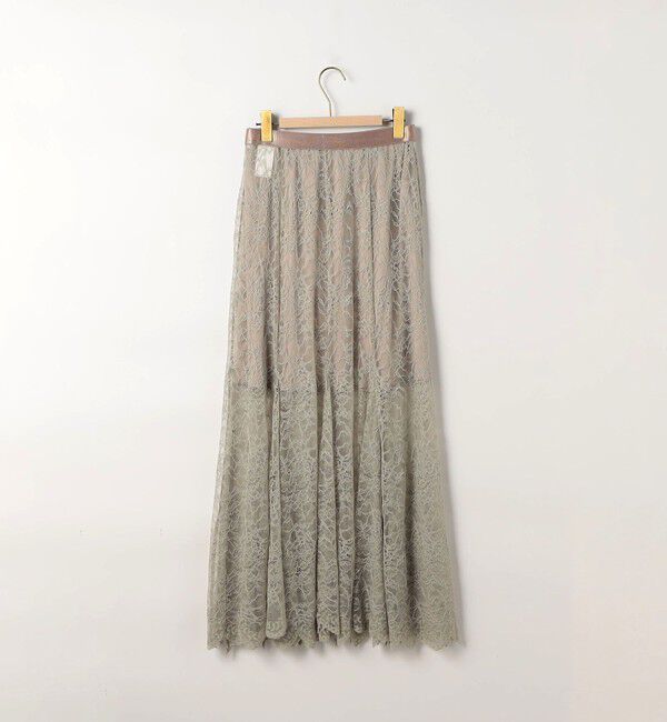 NOLLEY'S sophi「《セットアップ対応》ウォッシャブラルッセルレースマキシマーメイドスカート」|スカート|