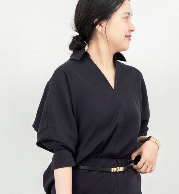 NOLLEY'S sophi「【一部WEB限定カラーアイテム】《セットアップ対応》ウォッシャブルツイルスキッパーシャツ」|シャツ・ブラウス|