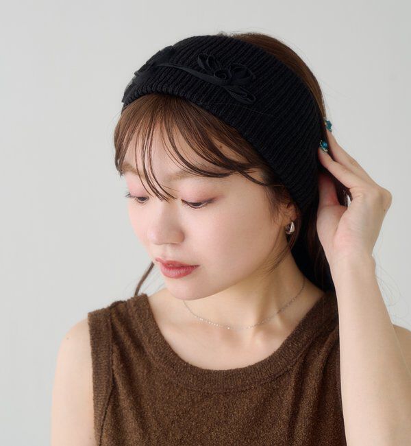  「フラワーモチーフヘアバンド」|その他|