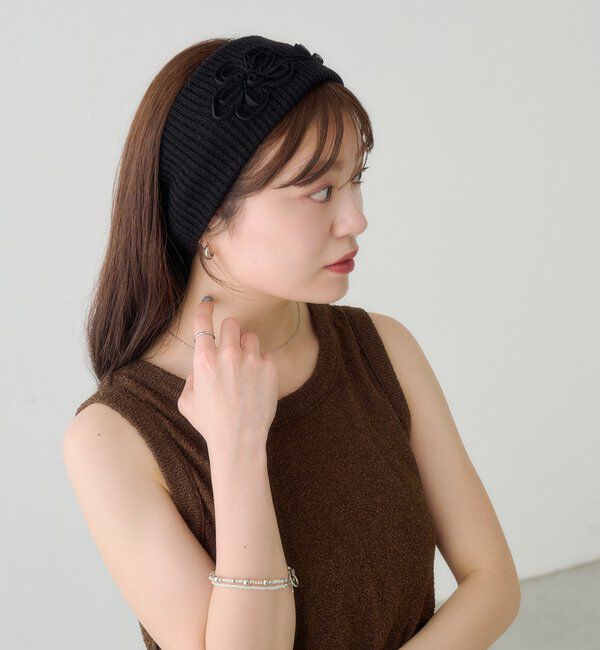  「フラワーモチーフヘアバンド」|その他|