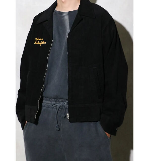 ABAHOUSE「【THRIFTY LOOK 】FFA JACKET NEWYORK CANTON」|ブルゾン・スタジャン|ブラック