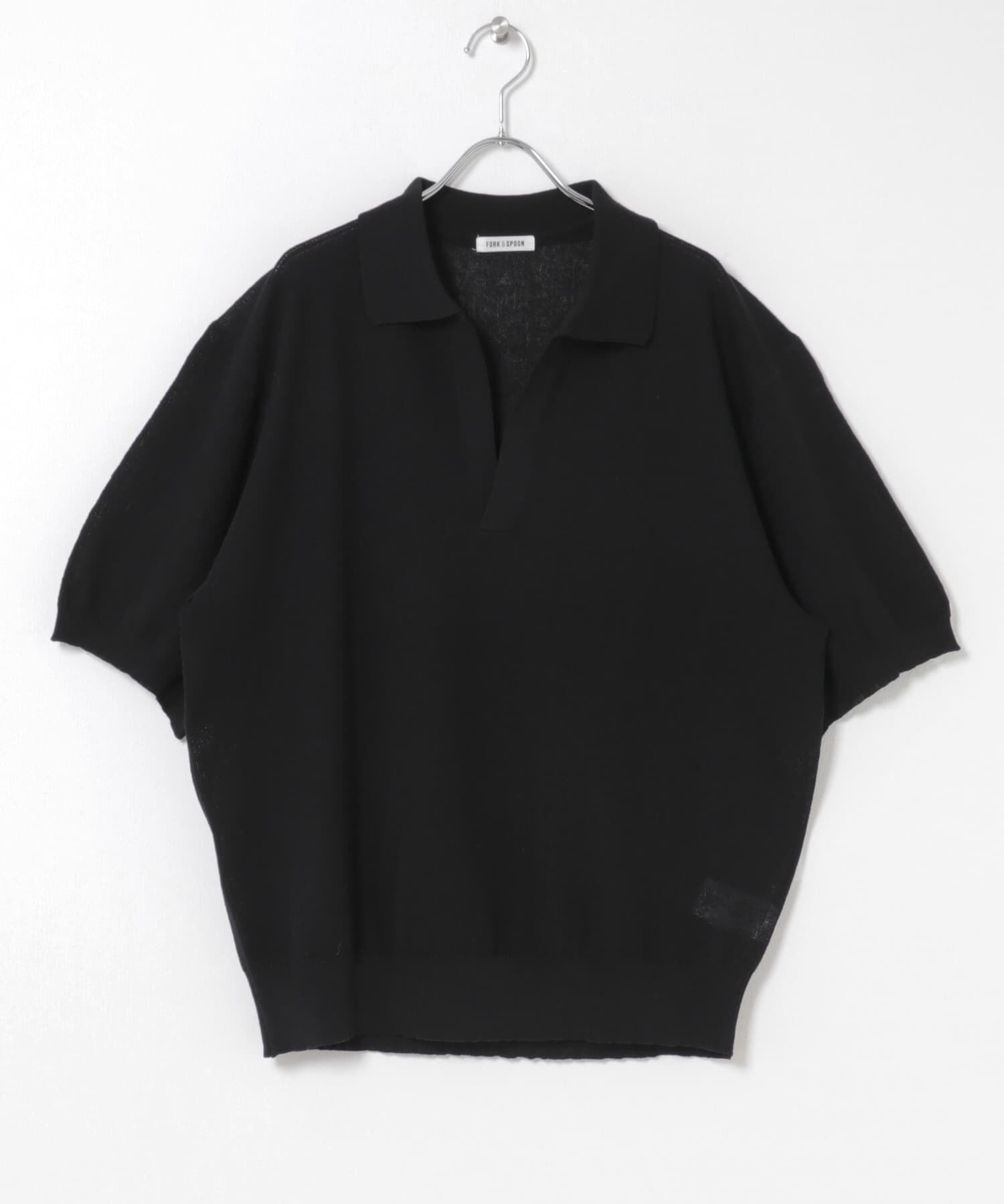 URBAN RESEARCH DOORS「FORK&SPOON　リネンブレンドスキッパーニット」|ニット・セーター|