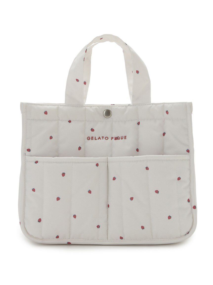  GELATO PIQUE CAT&DOG「【CAT&DOG】【販路限定商品】ストロベリーキルティングお散歩バッグＭ」|その他|