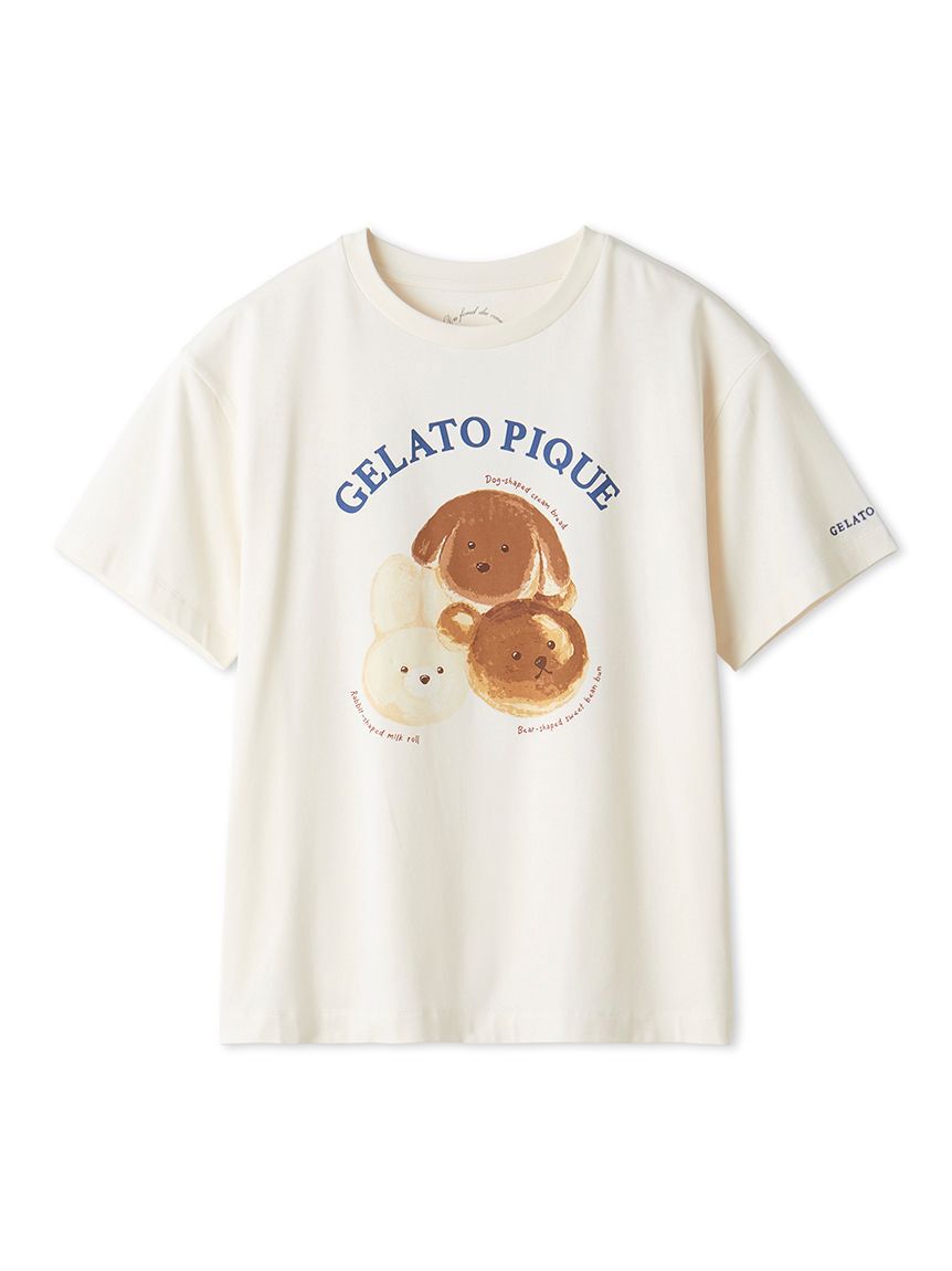 gelato pique「アニマルブレッドワンポイントTシャツ」|ルームウェア|