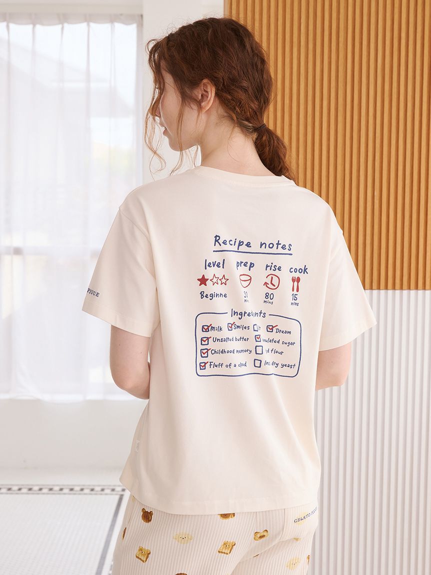 gelato pique「アニマルブレッドワンポイントTシャツ」|ルームウェア|