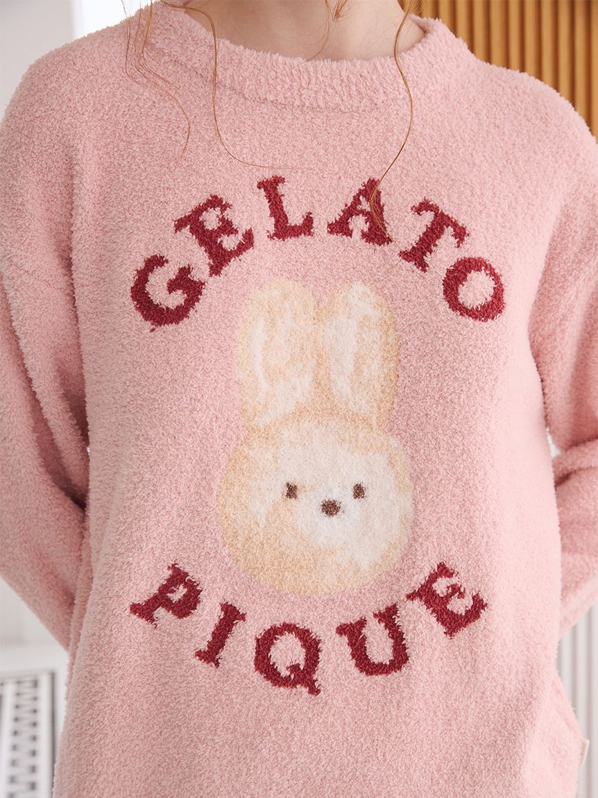 gelato pique「ベビモコアニマルブレッドジャガードプルオーバー」|ルームウェア|