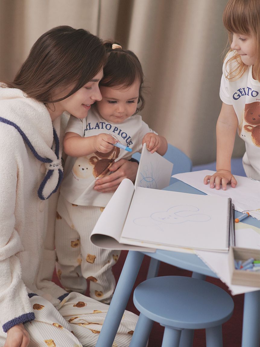 GELATO PIQUE KIDS & BABY「【BABY】アニマルブレッドワンポイントTシャツ」|その他ベビーウェア|