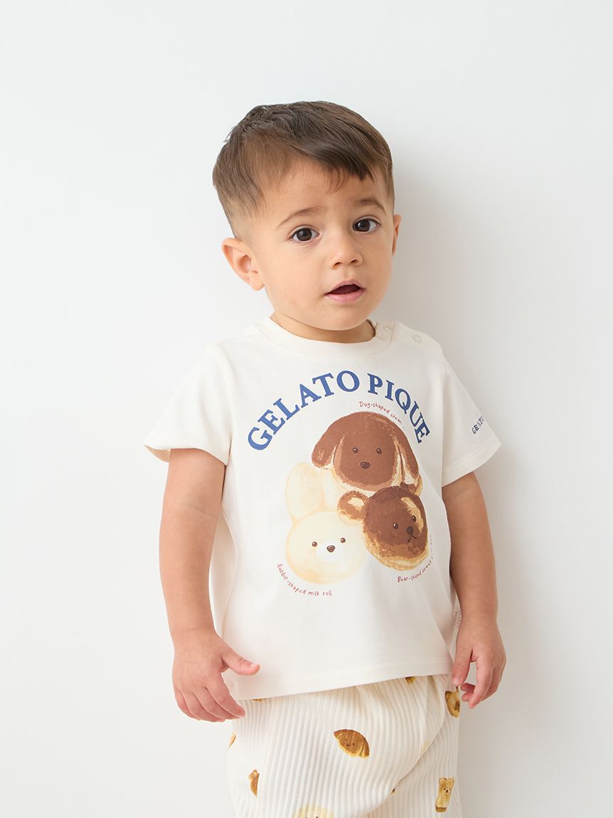 GELATO PIQUE KIDS & BABY「【BABY】アニマルブレッドワンポイントTシャツ」|その他ベビーウェア|