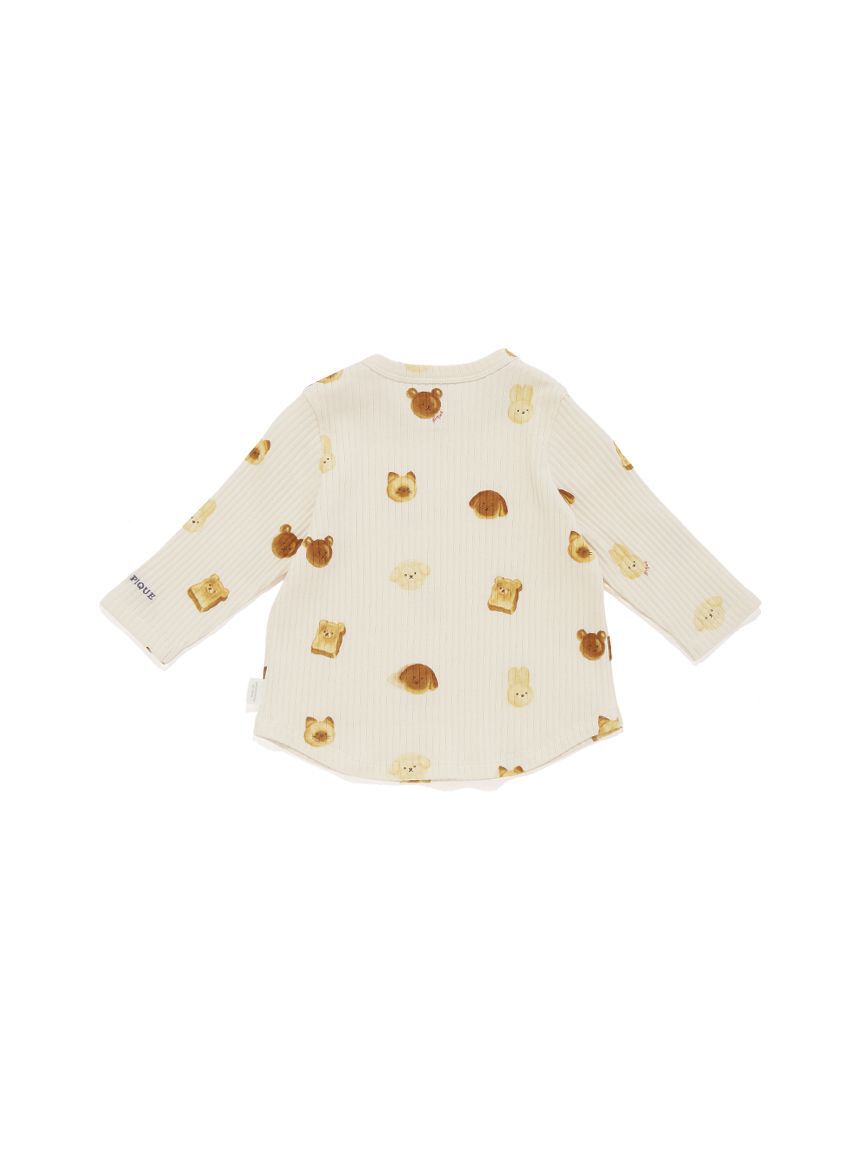 GELATO PIQUE KIDS & BABY「【BABY】アニマルブレッド柄ロンT」|その他ベビーウェア|