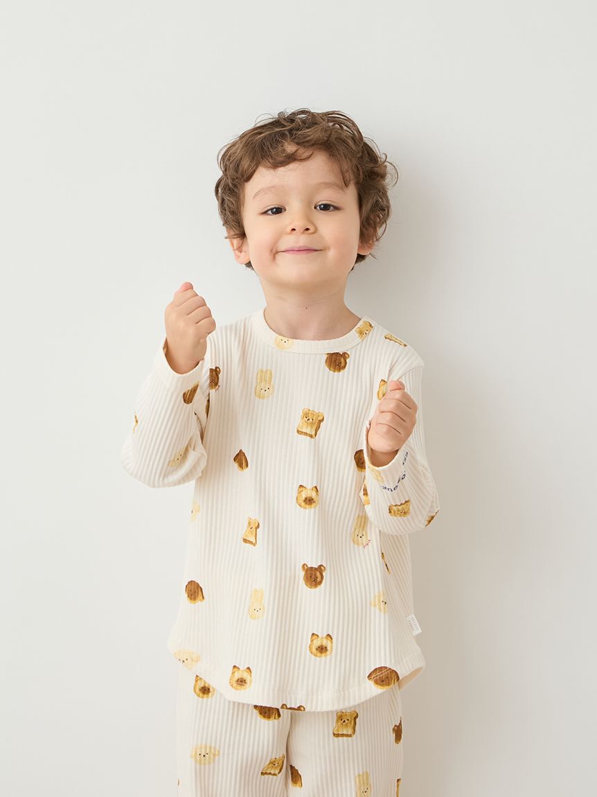 GELATO PIQUE KIDS & BABY「【KIDS】アニマルブレッド柄ロングパンツ」|ルームウェア|