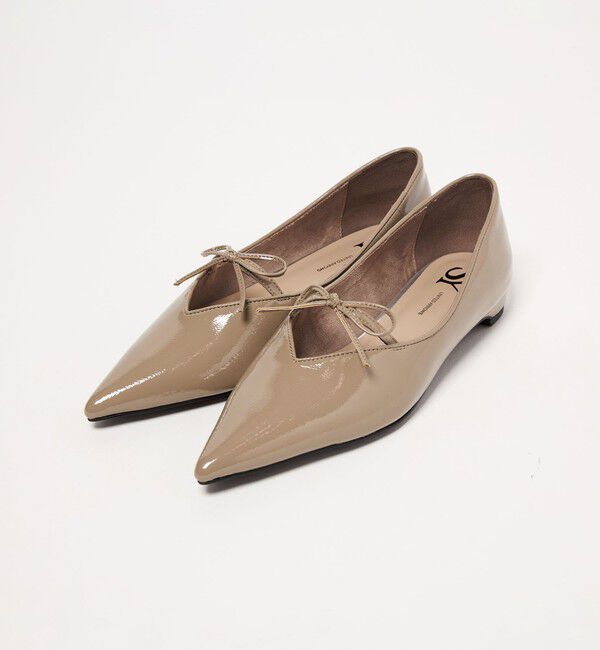 SY UNITED ARROWS「＜SY＞ポインテッドリボン フラット15&uarr;」|パンプス|