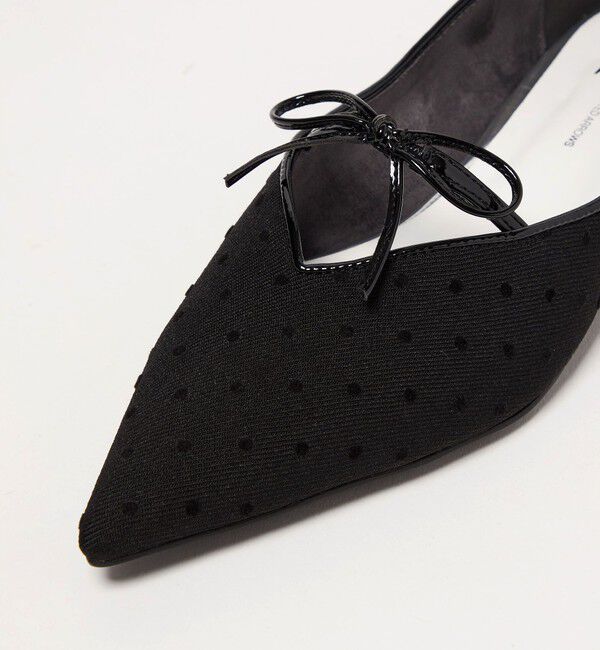 SY UNITED ARROWS「＜SY＞ポインテッドリボン フラット15&uarr;」|パンプス|