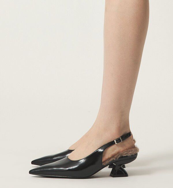 SY UNITED ARROWS「＜SY＞シェイプヒール バックベルト パンプス50&uarr;」|パンプス|