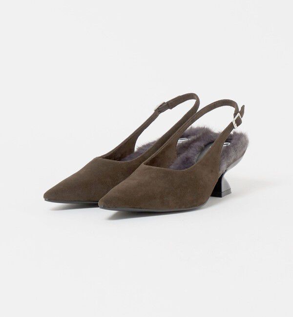 SY UNITED ARROWS「＜SY＞シェイプヒール バックベルト パンプス50&uarr;」|パンプス|