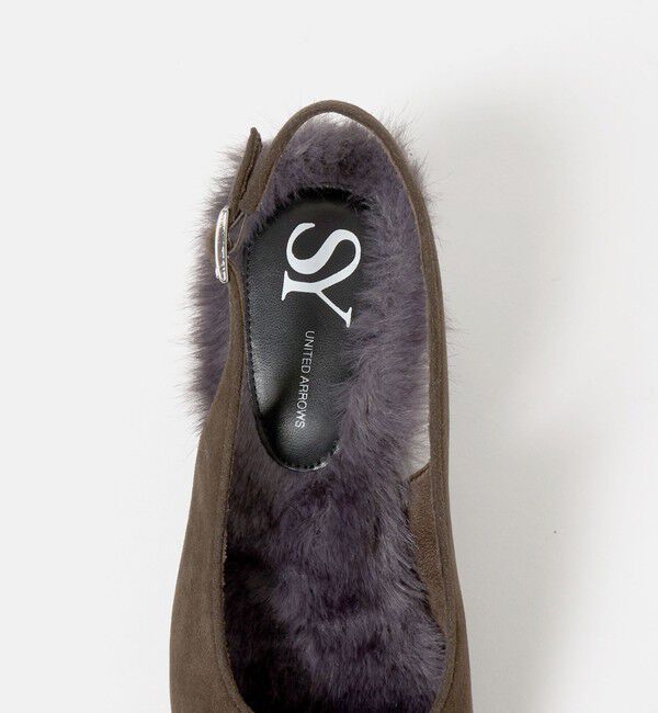 SY UNITED ARROWS「＜SY＞シェイプヒール バックベルト パンプス50&uarr;」|パンプス|
