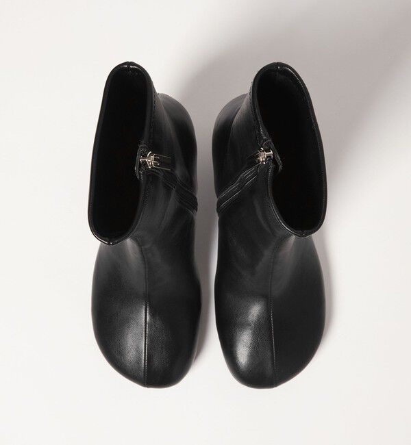 SY UNITED ARROWS「＜SY＞オブリークシリンダーヒール ショートブーツ70&uarr;」|ショートブーツ|
