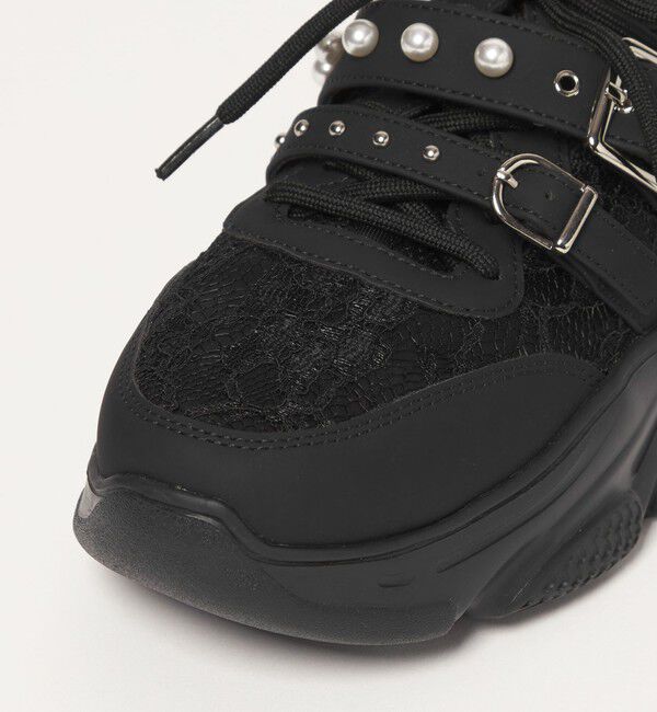 SY UNITED ARROWS「＜SY＞ダブルベルトレース スニーカー55&uarr;」|スニーカー|