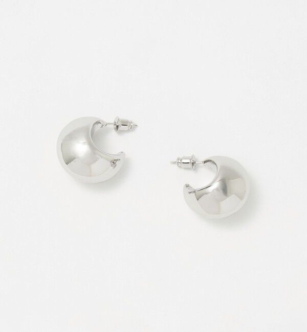UNITED ARROWS「クレセントムーン ピアス」|ピアス|SILVER