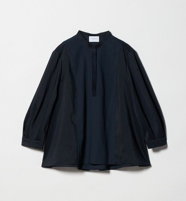 UNITED ARROWS「シアー コンビ フレア シャツ」|シャツ・ブラウス|