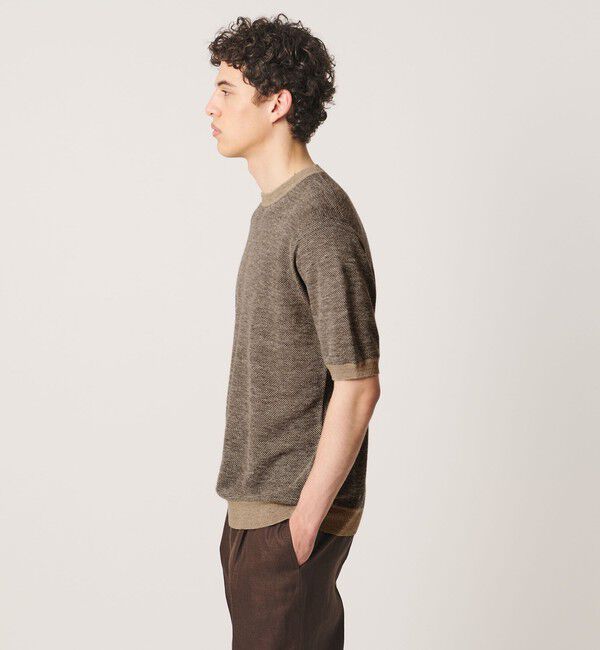 UNITED ARROWS「＜SOVEREIGN＞ハニカム ニットTシャツ」|Tシャツ・カットソー|