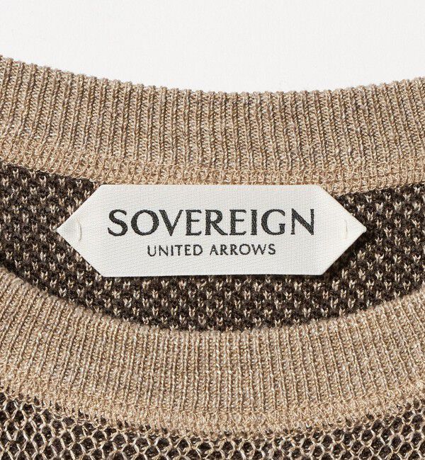 UNITED ARROWS「＜SOVEREIGN＞ハニカム ニットTシャツ」|Tシャツ・カットソー|