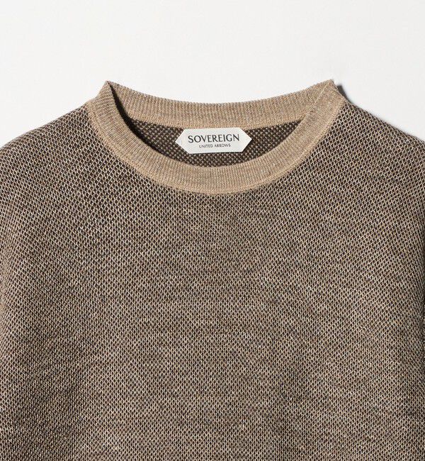 UNITED ARROWS「＜SOVEREIGN＞ハニカム ニットTシャツ」|Tシャツ・カットソー|