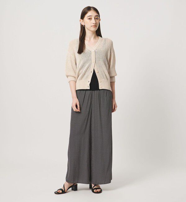 UNITED ARROWS「ペーパー ハーフスリーブ カーディガン」|カーディガン|