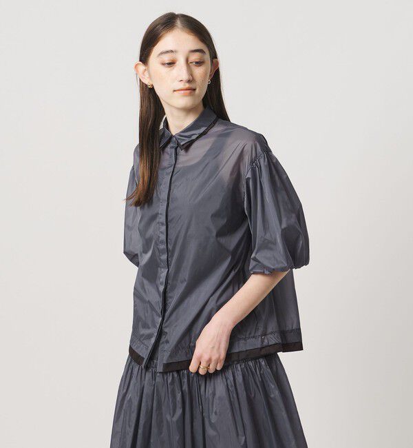UNITED ARROWS「シアー タフタ ブラウス ‐はっ水 ウォッシャブル‐」|シャツ・ブラウス|