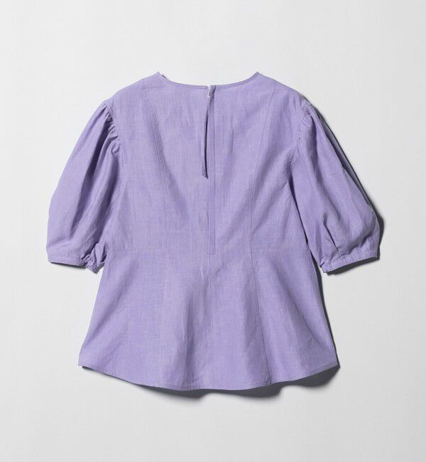 UNITED ARROWS「リネン フレア パフスリー ブブラウス ‐ウォッシャブル‐」|シャツ・ブラウス|