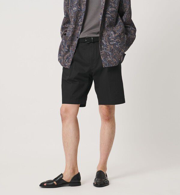 UNITED ARROWS「ツイル ベーシック 1プリーツ ショーツ」|その他|