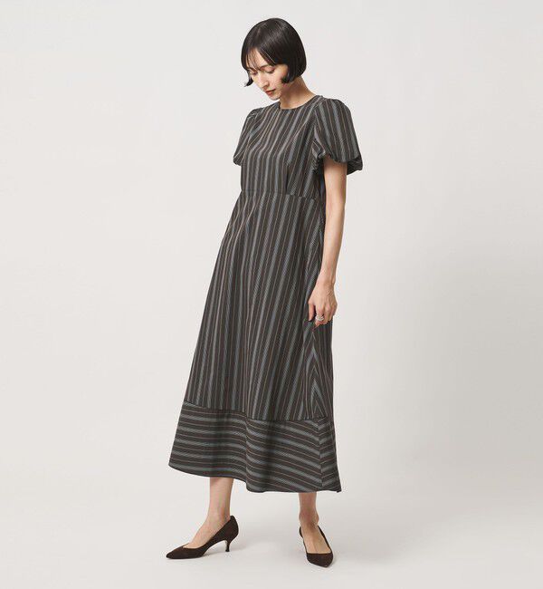 UNITED ARROWS「ファブリカ パフ ショートスリーブ ワンピース」|ワンピース|