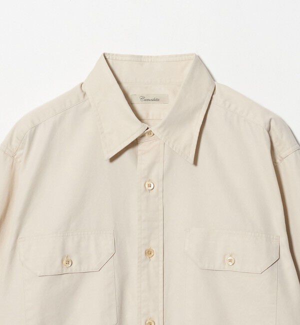 UNITED ARROWS「＜Camoshita＞コットン ツイル レギュラーカラー シャツ」|Tシャツ・カットソー|