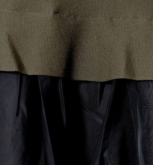 UNITED ARROWS「オーガンジー レース コンビ ニット ‐ウォッシャブル‐」|ニット・セーター|