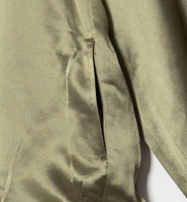 UNITED ARROWS「＜MARILYN MOON＞サテン レース リバーシブル ブルゾン」|ブルゾン・スタジャン|