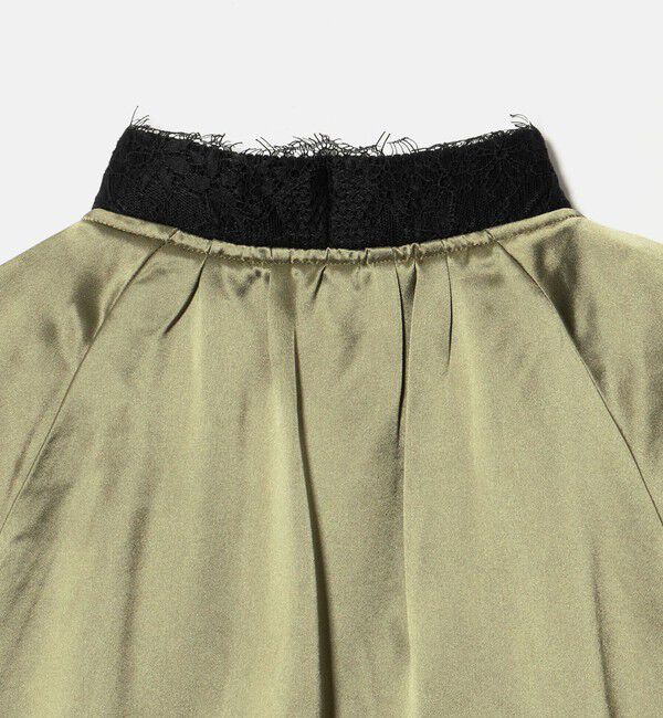 UNITED ARROWS「＜MARILYN MOON＞サテン レース リバーシブル ブルゾン」|ブルゾン・スタジャン|