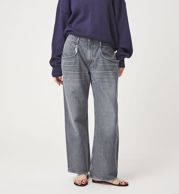conte「【別注】＜upper hights for conte＞デニムパンツ CINQ」|デニム|MD.GRAY