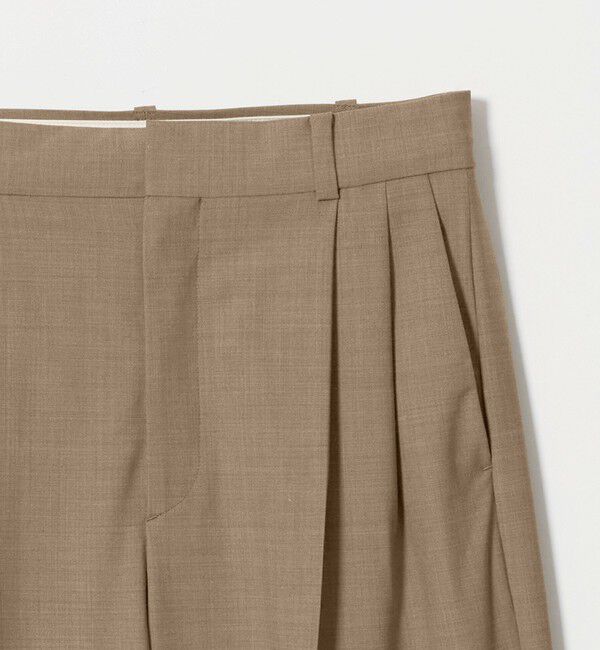 UNITED ARROWS「トロピカル ２タック ワイドパンツ」|スラックス|