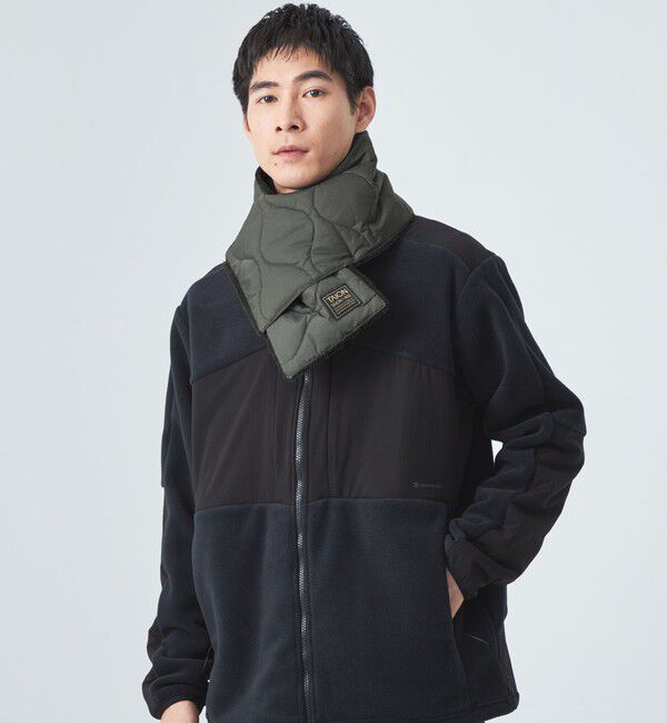 UNITED ARROWS green label relaxing「＜TAION＞ミリタリー リバーシブル ダウンマフラー」|マフラー|
