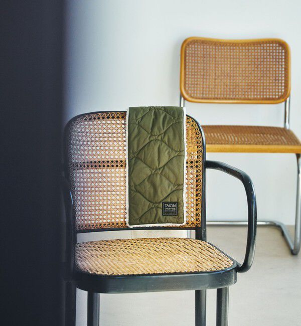 UNITED ARROWS green label relaxing「＜TAION＞ミリタリー リバーシブル ダウンマフラー」|マフラー|