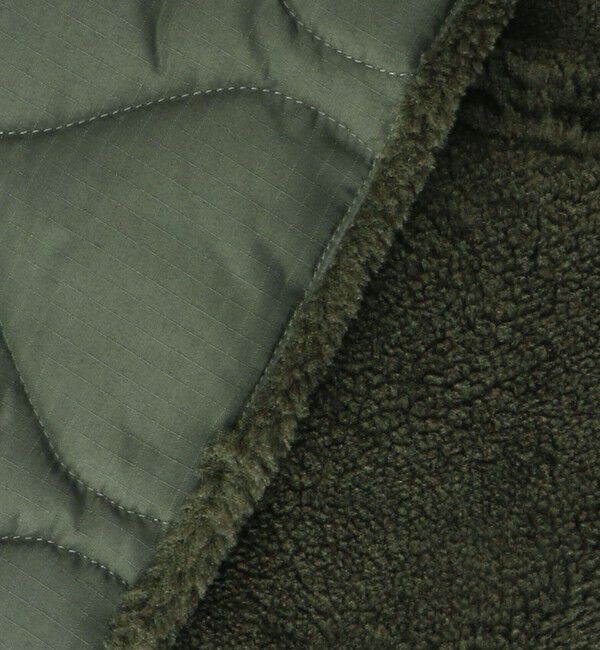 UNITED ARROWS green label relaxing「＜TAION＞ミリタリー リバーシブル ダウンマフラー」|マフラー|