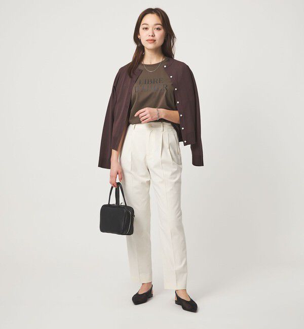 UNITED ARROWS green label relaxing「ロゴ ショートスリーブ プルオーバー カットソー 接触冷感」|Tシャツ・カットソー|