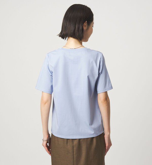 UNITED ARROWS green label relaxing「ロゴ ショートスリーブ プルオーバー カットソー 接触冷感」|Tシャツ・カットソー|