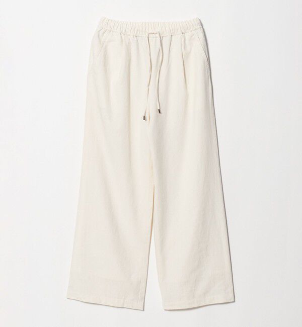 UNITED ARROWS green label relaxing「BREEZE LINEN ブリーズリネン ワイド パンツ オフホワイト 2」|その他|