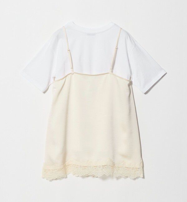 UNITED ARROWS green label relaxing「【WEB限定】＜at ease＞レースキャミ &times; Tシャツ セット」|Tシャツ・カットソー|
