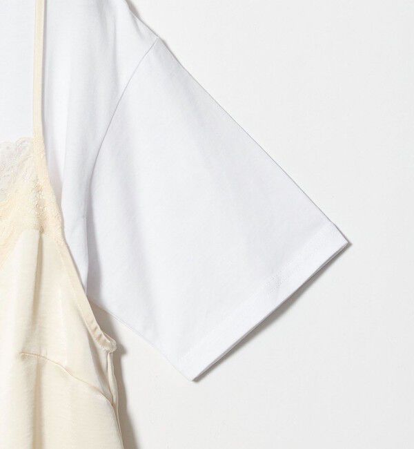 UNITED ARROWS green label relaxing「【WEB限定】＜at ease＞レースキャミ &times; Tシャツ セット」|Tシャツ・カットソー|