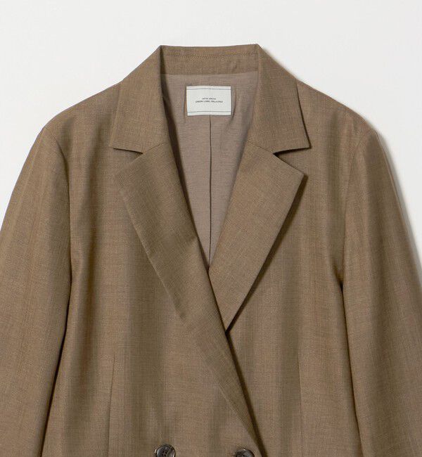 UNITED ARROWS green label relaxing「［size SHORTあり］トリアセ ライト ダブルジャケット  UVカット 通気性」|テーラードジャケット|