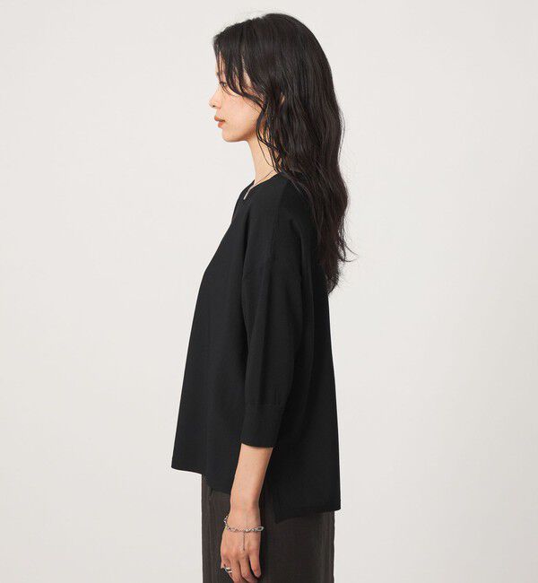 UNITED ARROWS green label relaxing「Vネック ドルマン プルオーバー ニット ウォッシャブル 接触冷感 UVカット」|ニット・セーター|