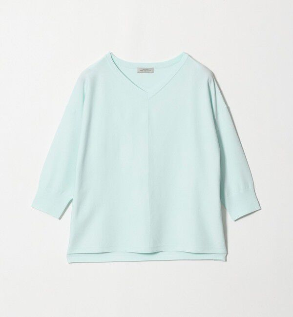 UNITED ARROWS green label relaxing「Vネック ドルマン プルオーバー ニット ウォッシャブル 接触冷感 UVカット」|ニット・セーター|